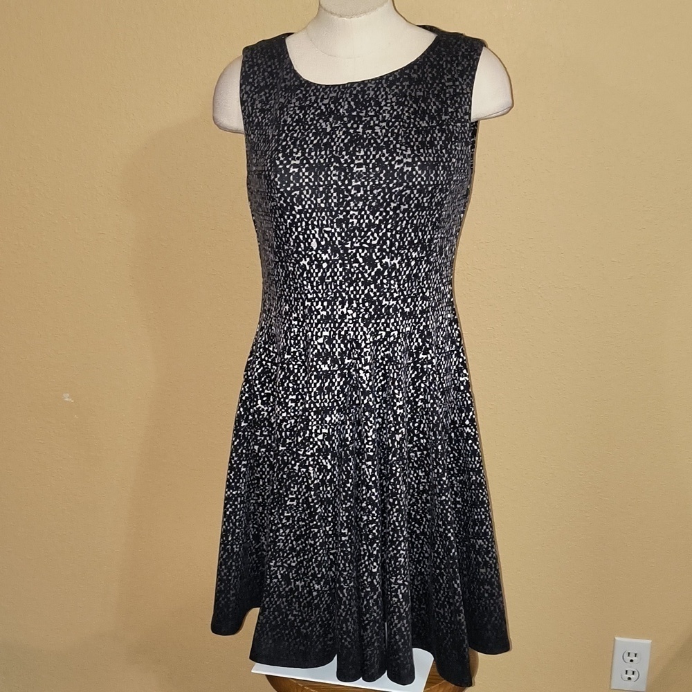 Eliza J Sleeveless Fit and Flare Ombré Cocktail Dress Size 8P